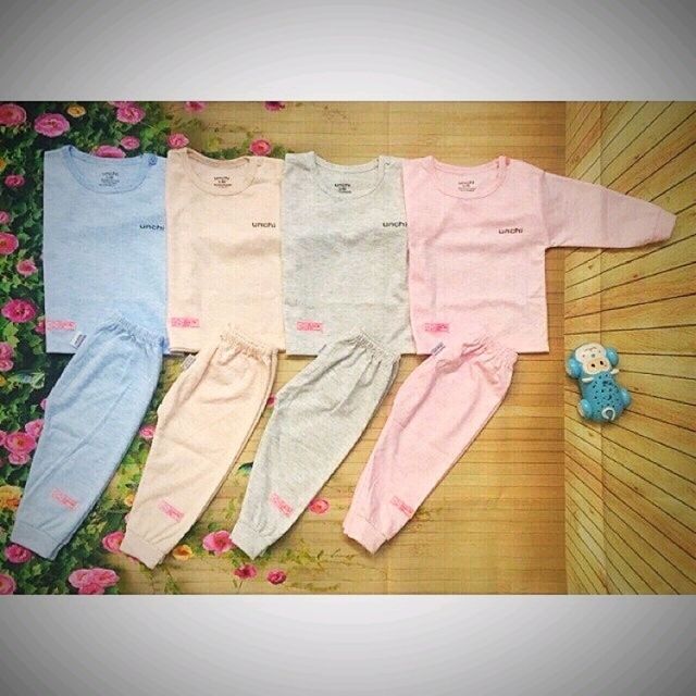 Bộ unchi thông hơi dài tay cho bé