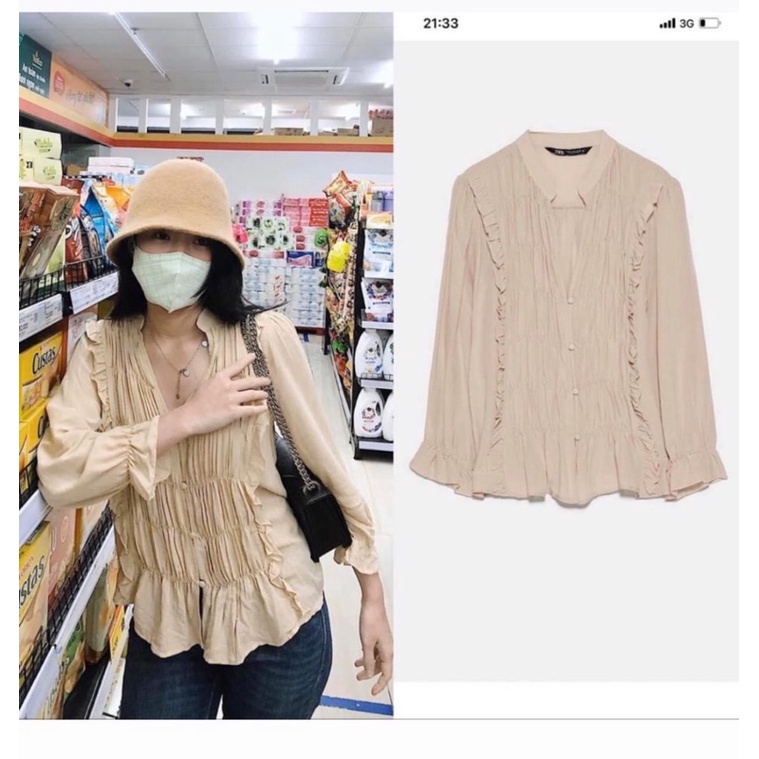 Thanh lý áo sơ mi Zara size S