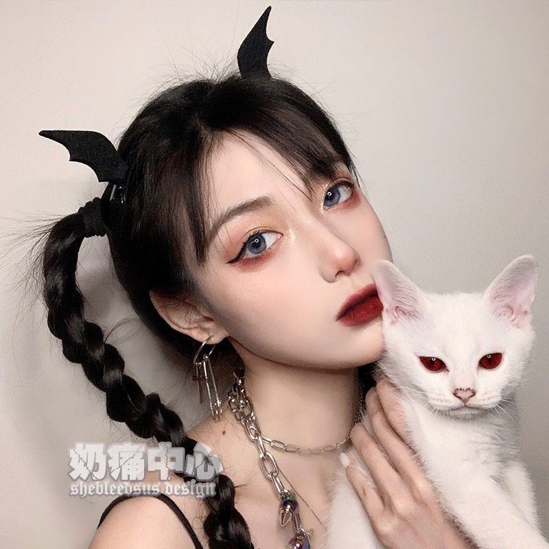 Sét 2 kẹp tóc cánh dơi/ phụ kiện trang trí hallowen