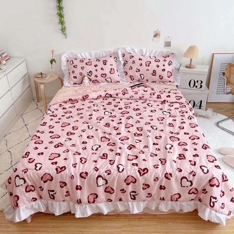 [ FREE SHIP ] - Chăn ga gối COTTON Đũi bèo (NHIỀU MẪU)