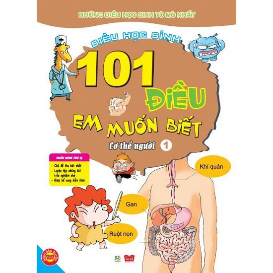 Sách - 101 điều em muốn biết tập 1 cơ thể người