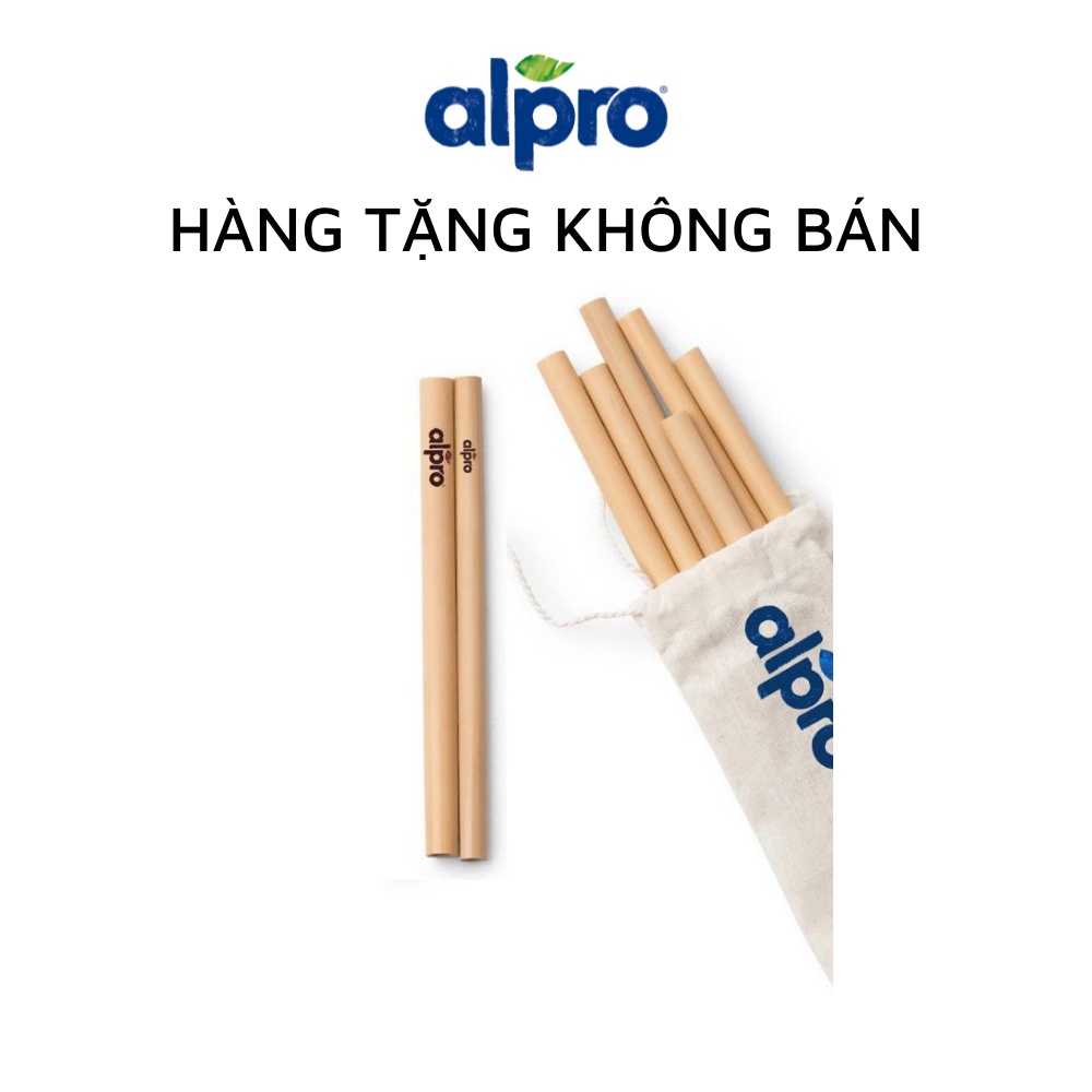 Bộ 2 ống hút tre thân thiện môi trường Alpro