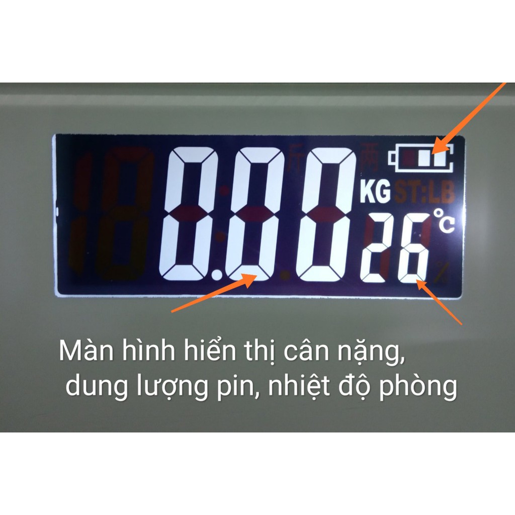 Cân sức khỏe điện tử thông minh phân tích cơ thể kết nối điện thoại bluetooth, cân đo độ béo, mỡ, nước, cơ bắp