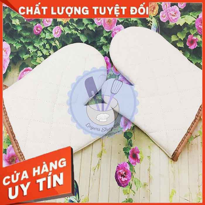 2 GĂNG TAY VẢI CHUYÊN DÙNG CHỊU NHIỆTKHI NƯỚNG