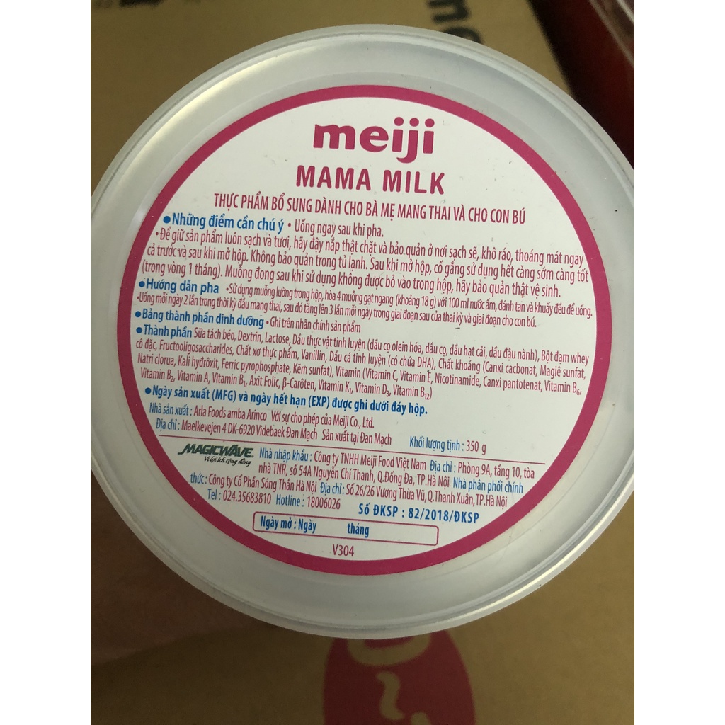 Meiji Mama Milk Dành Cho Bà Bầu 350g (Hàng Nhập Khẩu)