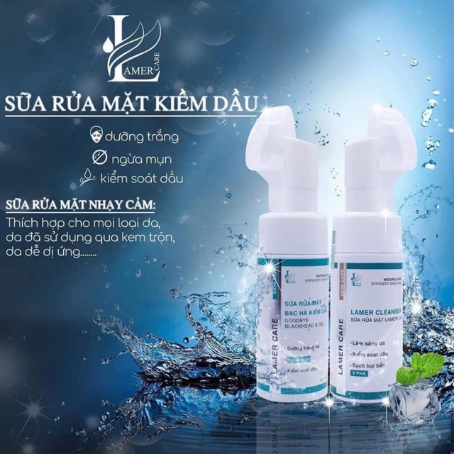 Sữa rửa mặt kiềm dầu Lamer Dr.Lacir