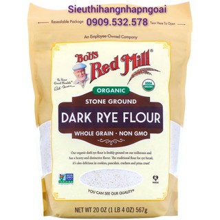 Bột Mì (Lúa Mạch) Đen Hữu Cơ Bob’s Red Mill 567g