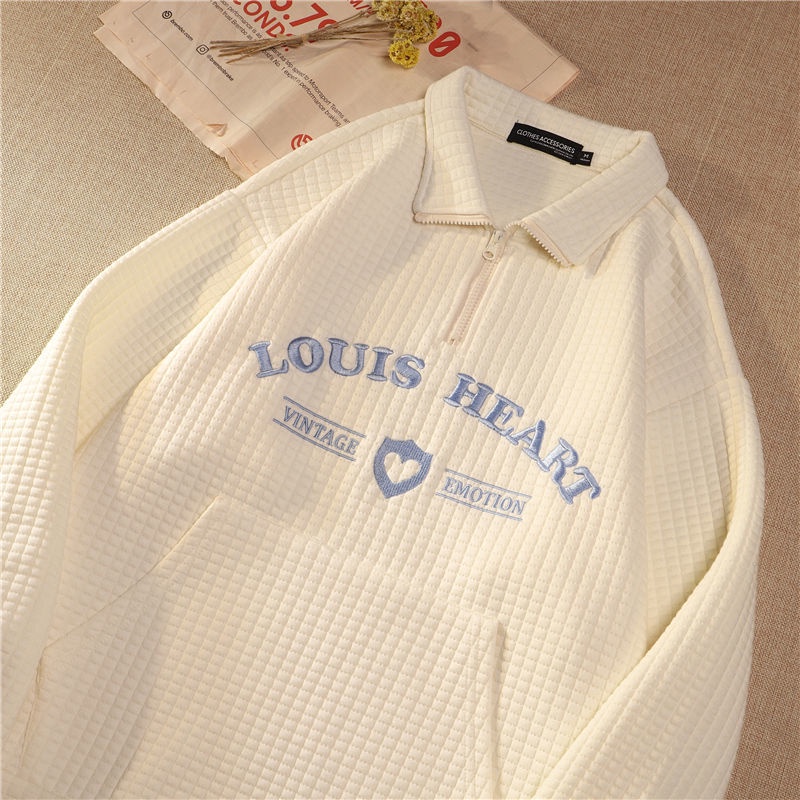 Sweater Mỏng Cổ Polo Dáng Rộng Phong Cách Thời Trang Nhật Bản | BigBuy360 - bigbuy360.vn