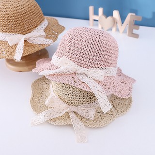 NÓN RƠM MÙA HÈ CHO BÉ GÁI [ 2 - 8 TUỔI ] , MŨ NÓN CHỐNG NẮNG ĐI BIỂN DỄ THƯƠNG CHO BÉ