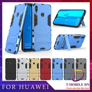 Ốp lưng Huawei Nova 3e P30 Lite Y7 Pro Y9 Prime 2019 Honor 8x 10 lite chống sốc iron man kèm chống ngang