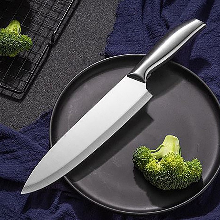 Bộ dao Nhật Bản inox 6 món cao cấp, có đế đựng dao làm bằng thép không gỉ sắc bén bền đẹp