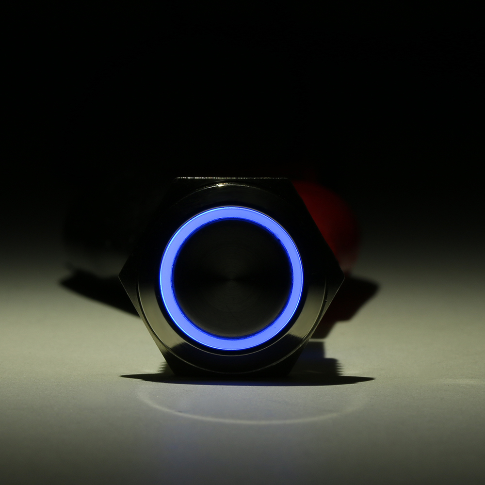 Công Tắc Nút Nhấn Bằng Kim Loại 3V 5V 9V 12V 24V 110V 220V Chống Thấm Nước