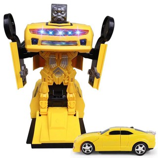 Đồ Chơi Ô Tô Biến Hình Robot Warrior 5 Có Nhạc Vui Nhộn, Cảm Biến Chuyển Hướng Khi Gặp Vật Cản.