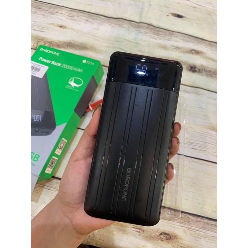 PIN SẠC DỰ PHÒNG CHÍNH HÃNG CAO CẤP BOROFONE  BT21A 20.000mAh (BIN STORE 24H )