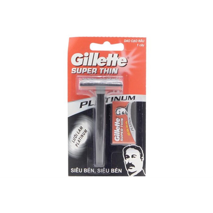 Bàn Cạo Râu Gillette Cổ Điển Dùng Bằng Lưỡi Lam