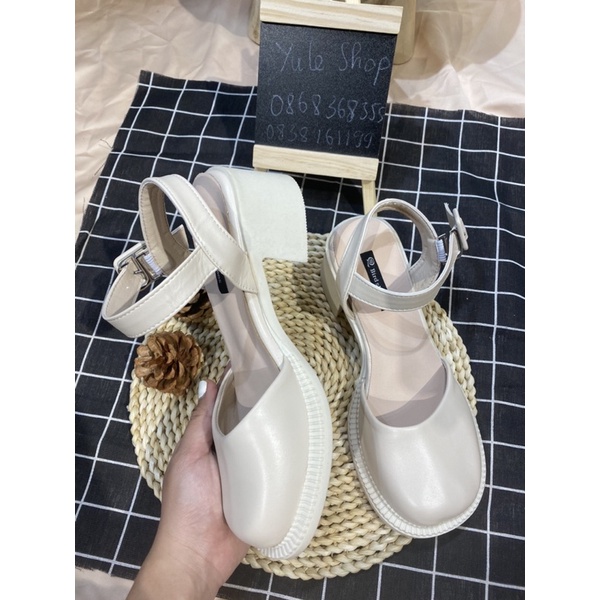 sandal basic mùa thu sẵn hàng- form rộng  lùi 1 size