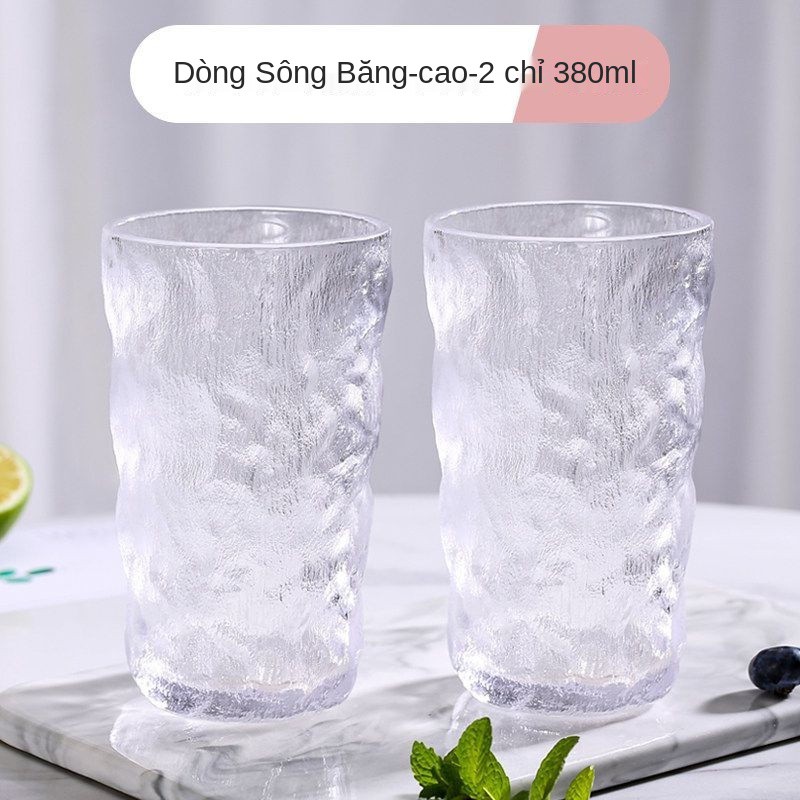 Ly hoa văn sông băng thời trang, cốc đựng nước giá trị cao, uống trái cây nữ, tách trà kiểu cách, cà phê, rượu