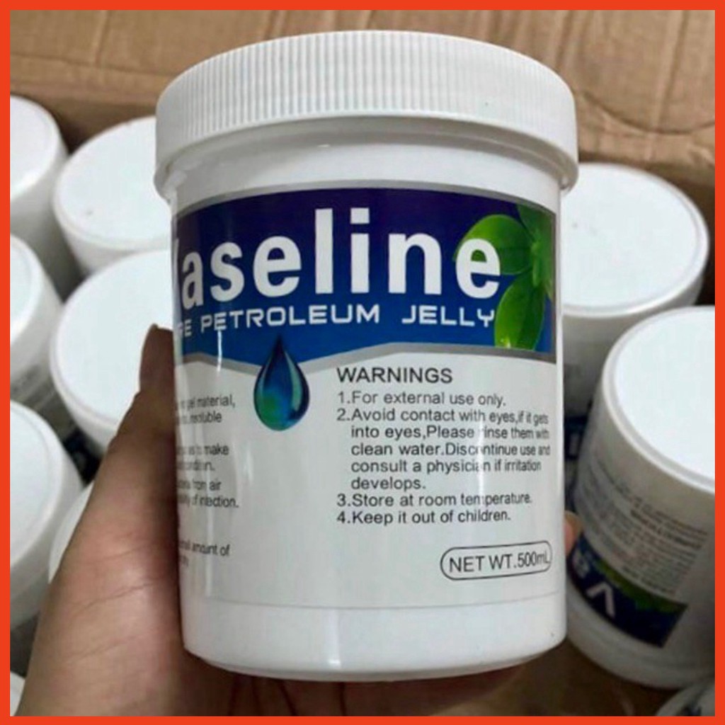 VASELINE Hũ 500ml  Dùng Lau Mực Xăm, Vệ Sinh Sau Phun Xăm
