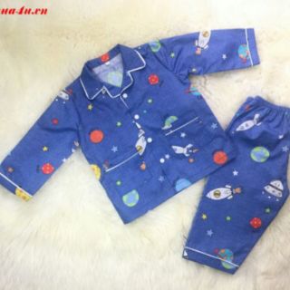 Bộ pijama Hàn Quốc cho bé trai từ 1 đến 3 tuổi ( 8 đến 15kg)