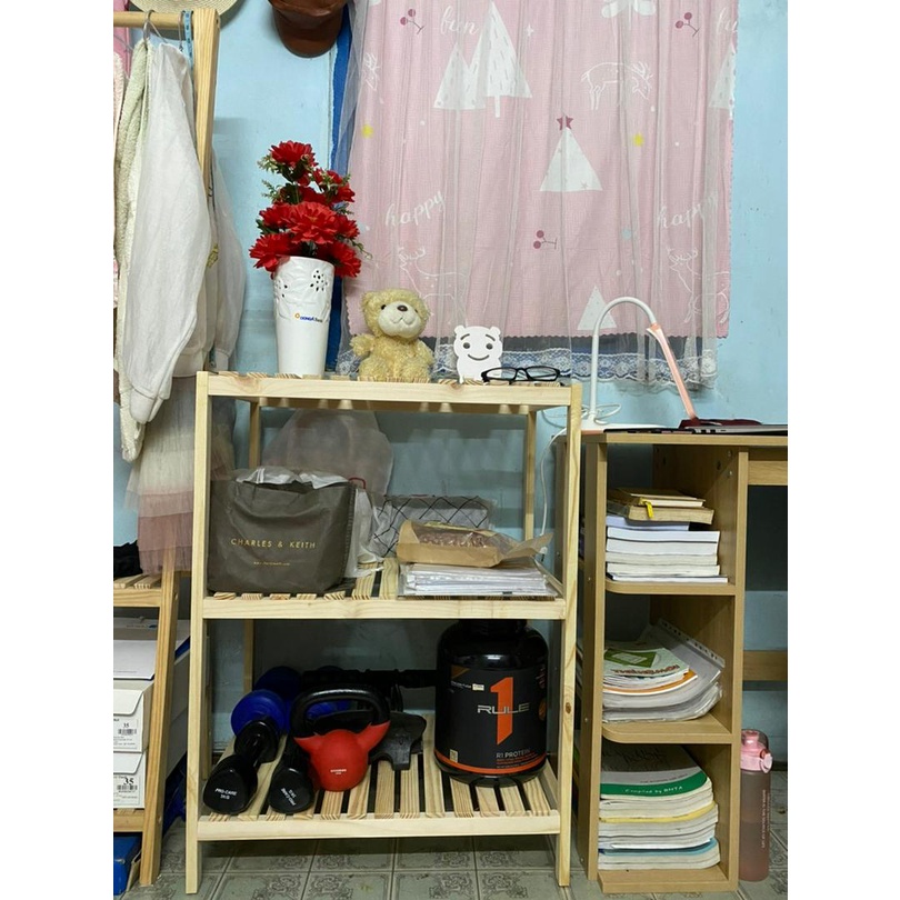 KỆ GỖ ĐA NĂNG SIZE SIÊU TO - KỆ 3 TẦNG SIZE 60 X 40CM