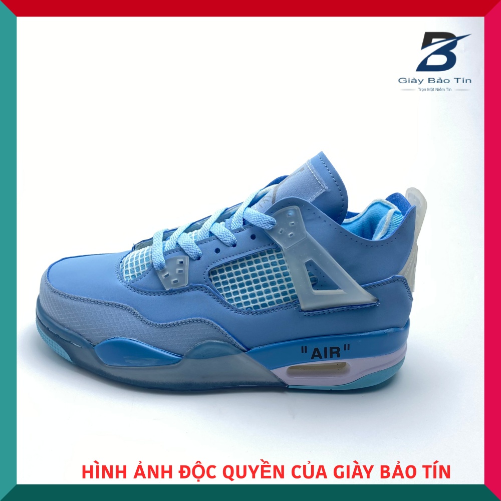 Giày thể thao Nike Jordan 4 JBT 340 Giày Unisex nam nữ thời trang 2 màu nổi trội mẫu mới nhất, giày Hot Trending