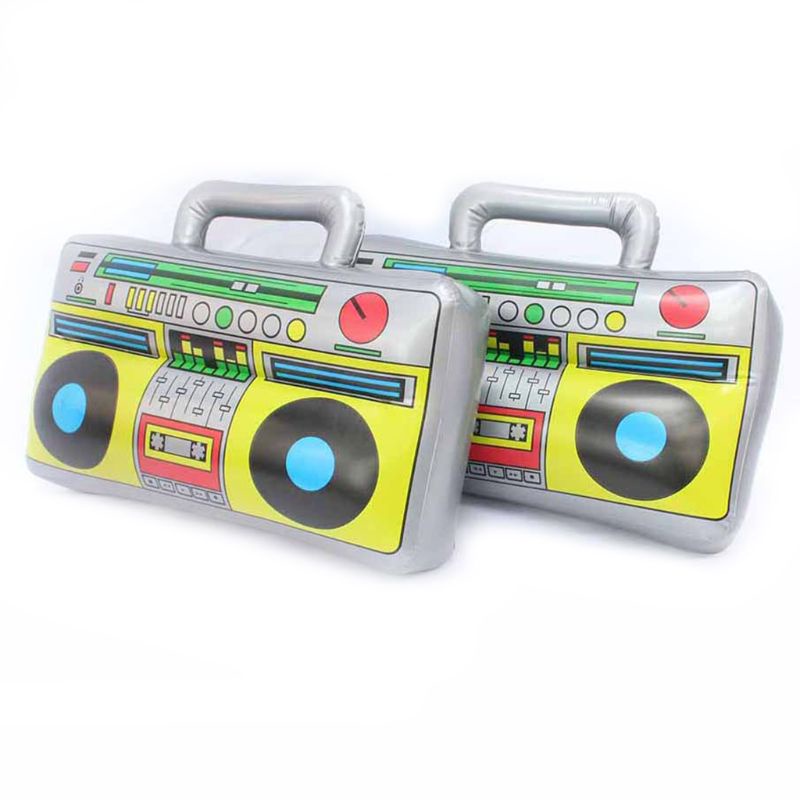 Bong Bóng PVC Bơm Hơi Hình Máy Ghi Âm Phát Nhạc Cổ Điển Trang Trí Nhà Cửa / Tiệc Tùng /