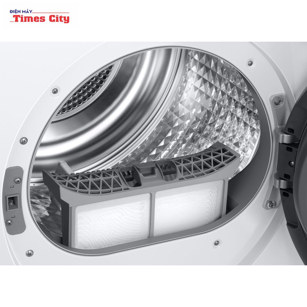 Máy sấy bơm nhiệt Samsung Inverter 9 kg DV90T7240BH/SV