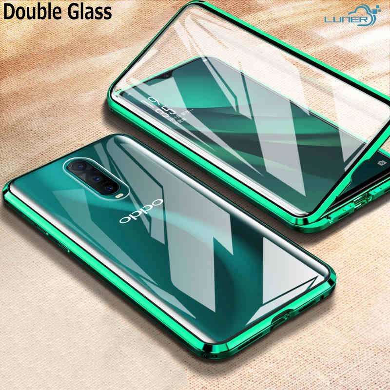Ốp điện thoại Mặt Kính Cường Lực Trước Sau Cho OPPO A74 A16 A3S A5 A5S A7 A12 A12E A31 A53 A93 A8 A9 2020