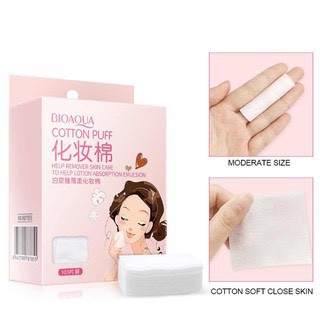 BÔNG TẨY TRANG COTTON BIOAQUA 100 MIẾNG | BigBuy360 - bigbuy360.vn