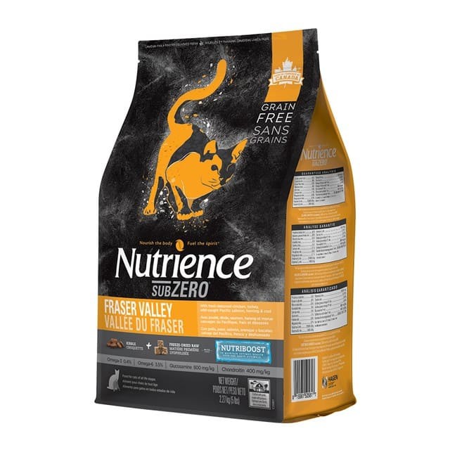 [DINH DƯỠNG CAO] Thức Ăn Hạt Cho Mèo Ba Tư Nutrience Subzero Bao 5kg - Thịt Gà, Cá Hồi, Rau Củ Quả, Trái Cây Tự Nhiên