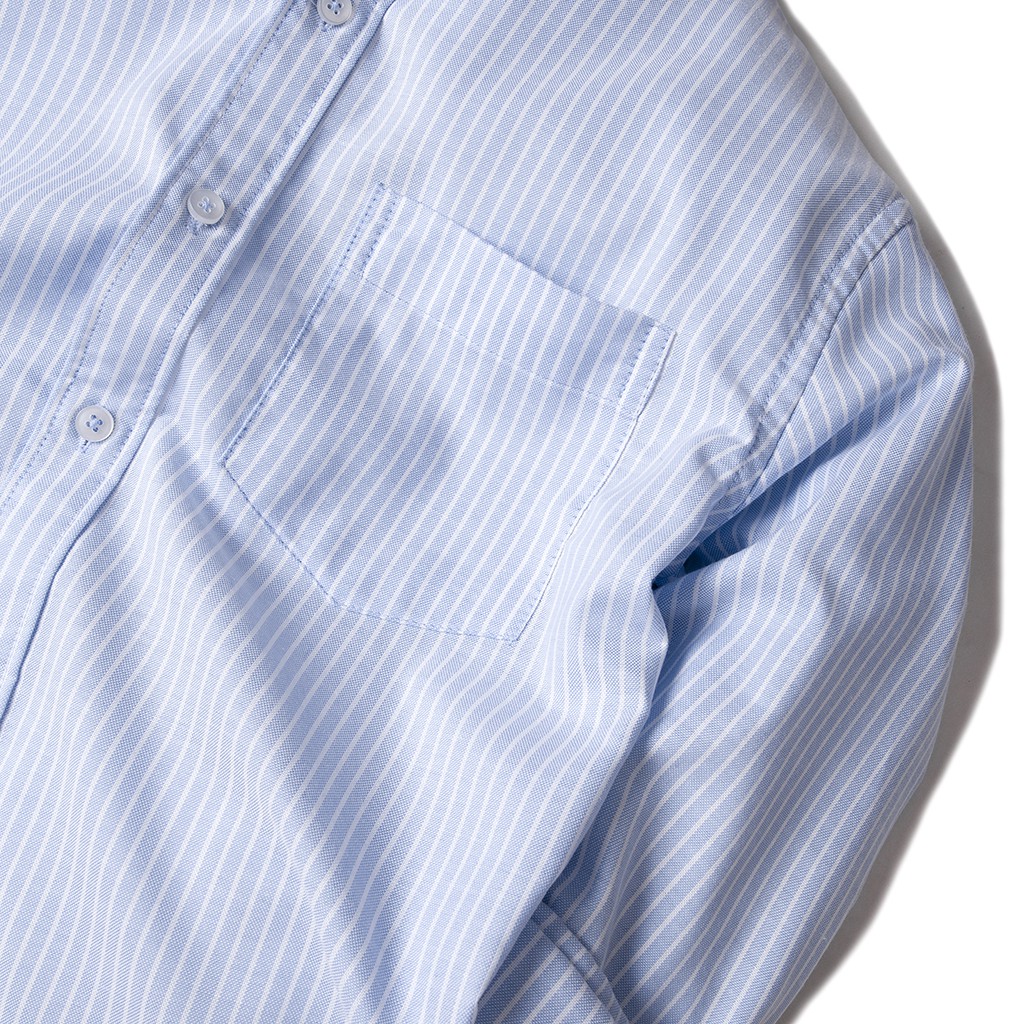 Áo sơ mi nam Double'D xanh kẻ sọc SKXX | BigBuy360 - bigbuy360.vn