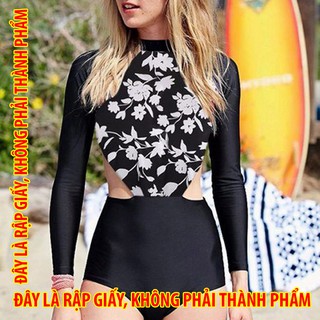 Rập giấy PC015 - Bộ bơi Nữ
