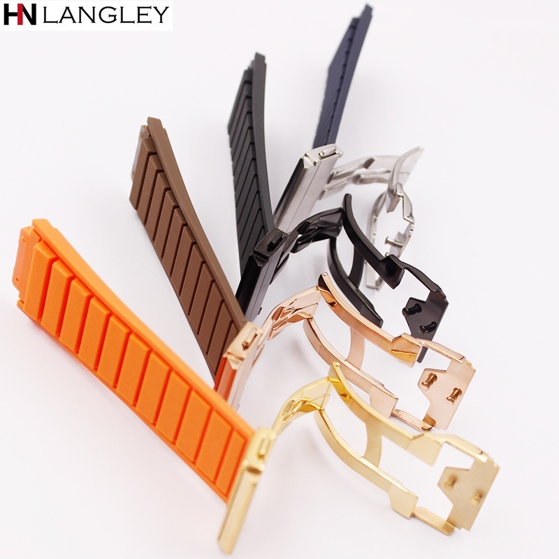 Dây Đeo Cao Su Silicone Cho Đồng Hồ Thông Minh HUBLOT Series 19mm * 29mm 24mm