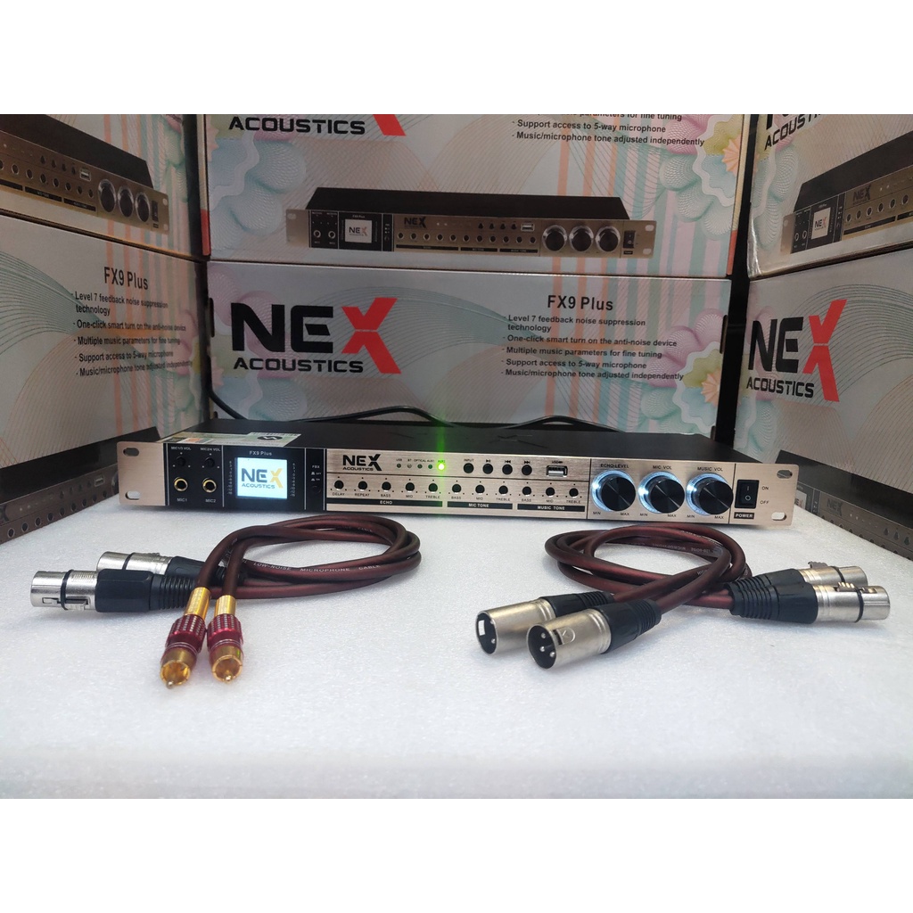 Vang Cơ FX9 PLus 2021  Có Chống Hú Tốt. Kết Nối Quang Học OPTICAL, BLUETOOTH, USB, AUX1,AUX2..
