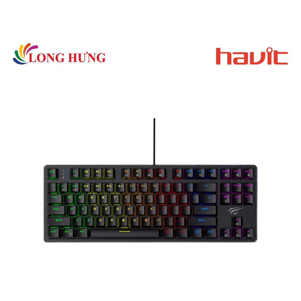 [Mã SKAMSALE03 giảm 10% đơn 200k] Bàn phím có dây Gaming Havit KB869L - Hàng chính hãng