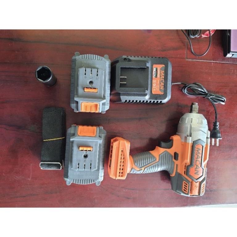 Hot Lực Siết Lớn 980NM] Máy Siết Bulong Pin MACAN 98VF Lực Siết Lớn 980NM Bao Khỏe-Pin Trâu