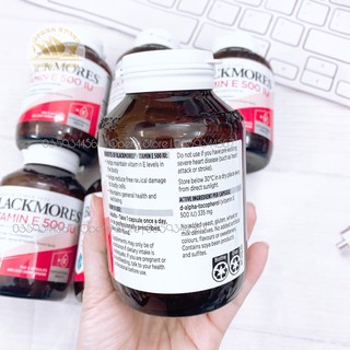 Vitamin E Blackmores 500iu 150 viên