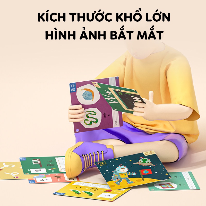 [CHÍNH HÃNG] Bộ Rèn Luyện Bút Tập Viết cho bé 3 Tuổi+ từ Cơ Bản đến Nâng Cao Giáo Dục Sớm