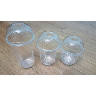 Combo 50 cốc đáy bầu (cốc chữ U) kèm nắp