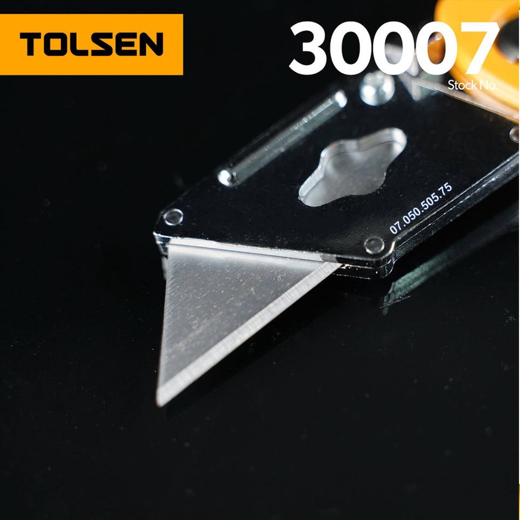 Dao rọc giấy kèm 5 lưỡi Tolsen 30007, kích thước chuẩn 61 x 19 cm, lưỡi dao làm bằng chất liệu thép