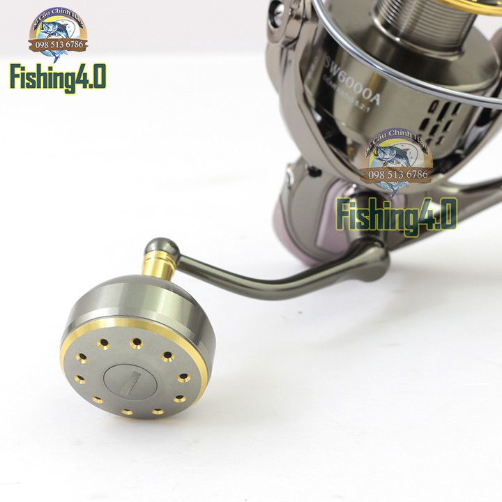 Máy Câu ASHINO SW6000A Full Kim Loại Mẫu New Hot 2020 - Fishing4.0