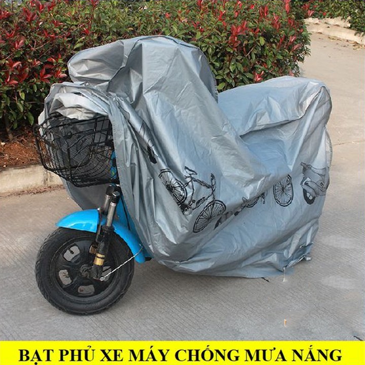 Bạt trùm xe máy chống mưa chống nắng loại cao cấp, phủ xem máy chống nắng GD140