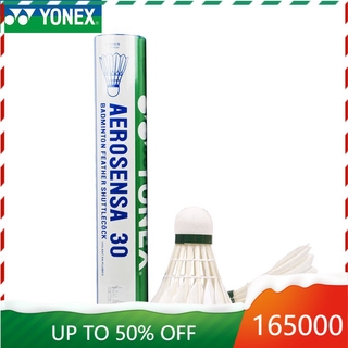 YONEX cầu lông Shuttlecocks Bóng lông ngỗng 12pcs Badminton Balls AS30 Goose Feather For Sports Training