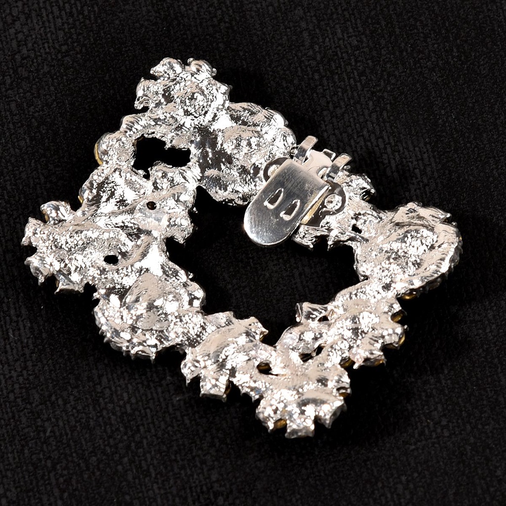 Cặp ghim cài giày cao gót đính ngọc trai lấp lánh trang trí đám cưới