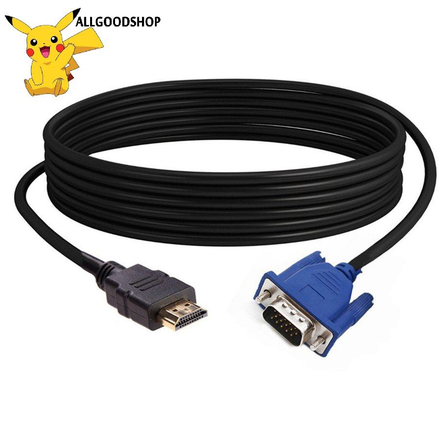 Cáp chuyển đổi đầu cắm HDMI sang đầu cắm VGA HD-15 3m siêu dài mạ vàng