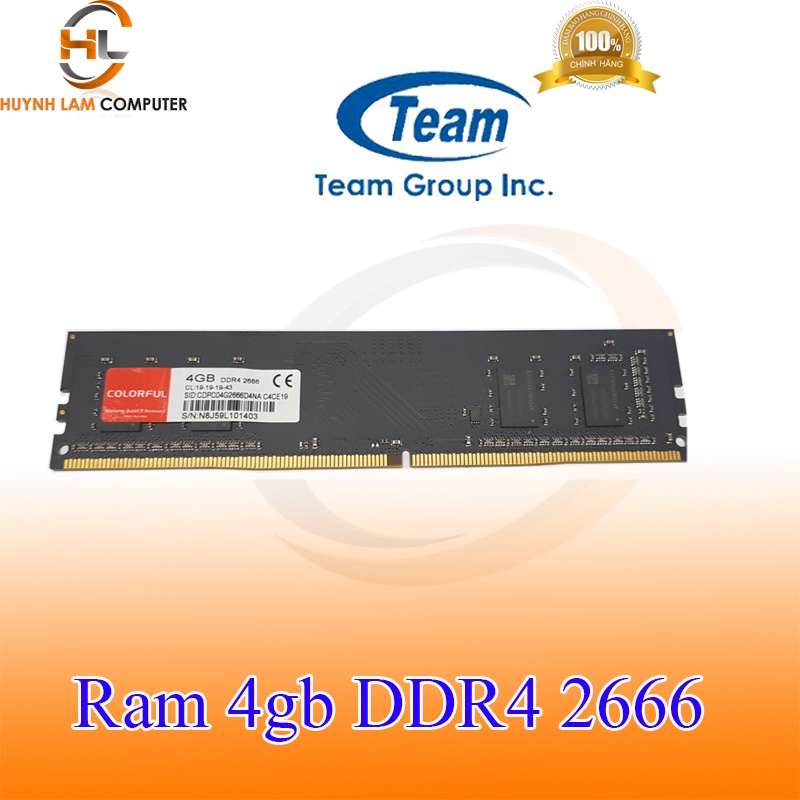 Ram 4gb Colorful DDR4 2666 - Hàng chính hãng thumbnail