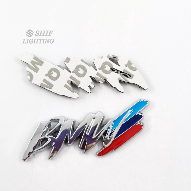 Nhãn dán họa tiết BMW bằng kim loại trang trí mặt sau xe hơi BMW