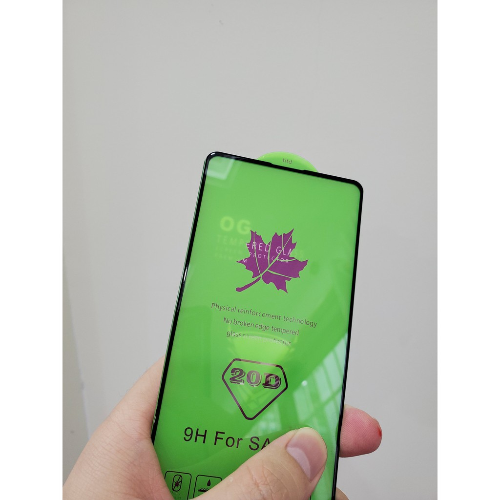 Cường lực Samsung Galaxy A80 FREESHIP Từ 50k Full màn Full keo 20D cao cấp chất đẹp 2