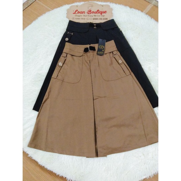 Chân váy công sở chất kaki đẹp_Chân váy chữ A,chân váy xòe dài công sở | BigBuy360 - bigbuy360.vn