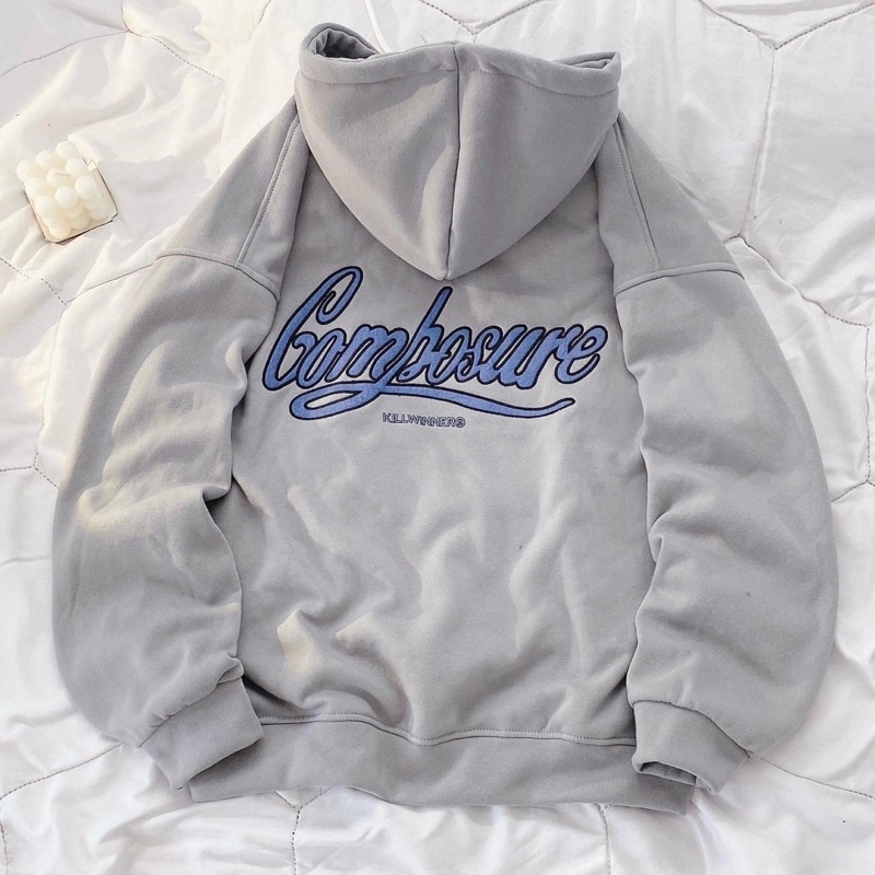 [sẵn] Áo Hoodie Nam Nữ Form Rộng Chữ Thêu KILLWINNER PQK ( ảnh thật )